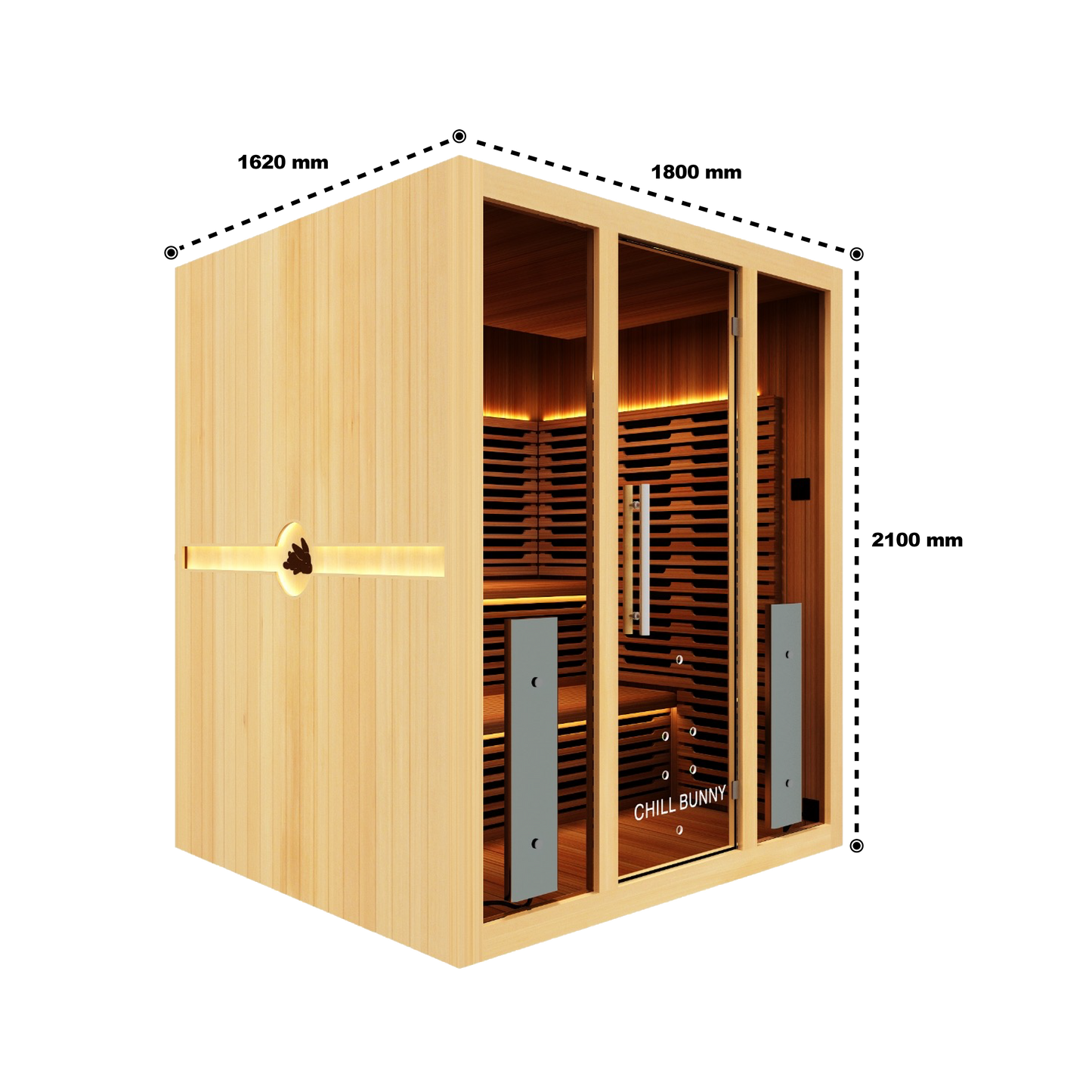 4 Person Indoor Infrared Sauna