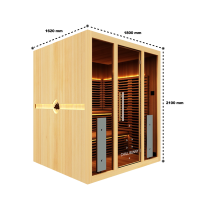 4 Person Indoor Infrared Sauna